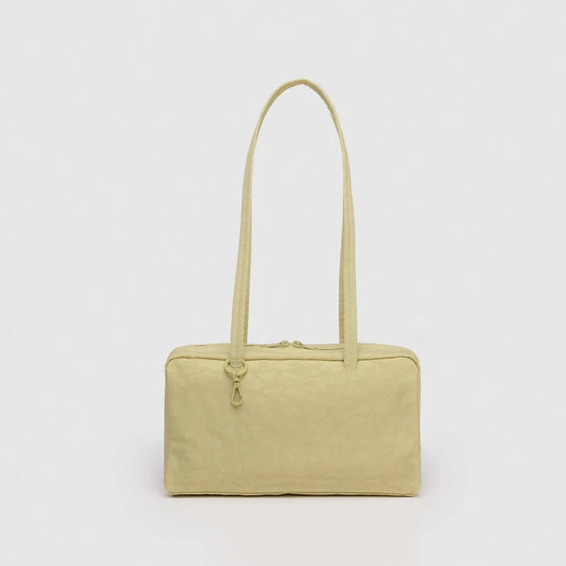 Bolso de hombro tipo tote de nailon de gran capacidad para mujer – Bolso de mano de diseñador de lujo, ligero y versátil para el trabajo, viajes, compras y uso diario a la moda