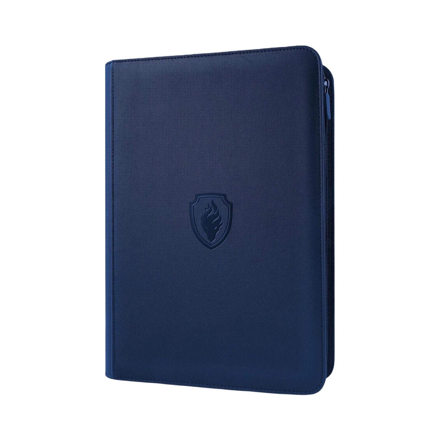 9 Pocket Zipper Trading Card Binder | 360 Card Holder Album with Premium PU Cover & Side-Loading Sleeves