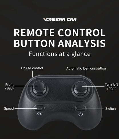 1:64 Mini RC Car with Camera – 2.4G Remote Control Racing Stunt Car with WiFi App Control for Kids