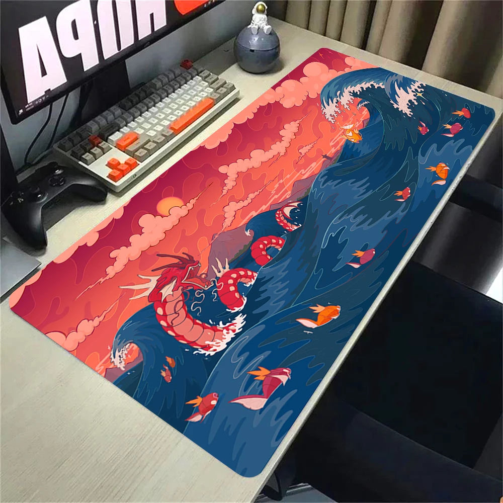 Pokémon XXL Gaming Mouse Pad – 900×400 Extended Anime Desk Mat (Pikachu Cartoon Playmat)