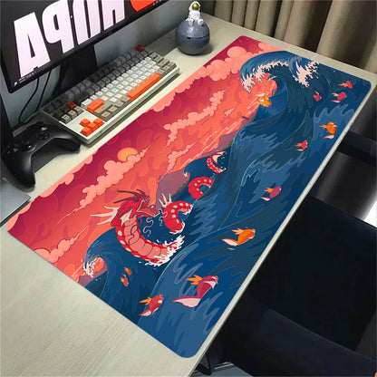 Pokémon XXL Gaming Mouse Pad – 900×400 Extended Anime Desk Mat (Pikachu Cartoon Playmat)
