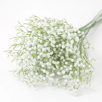 1 Fleur Artificielle Haleine de Bébé de 63 cm – Gypsophile Artificiel Réaliste pour Bouquets DIY, Mariages, Fêtes et Décoration Intérieure