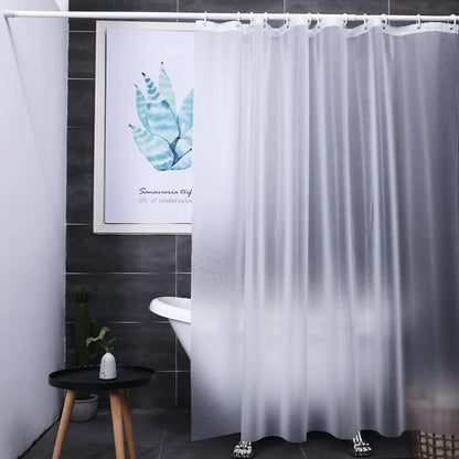 Doublure de rideau de douche imperméable en PEVA – Rideau de bain translucide à grain de soie pour salle de bain