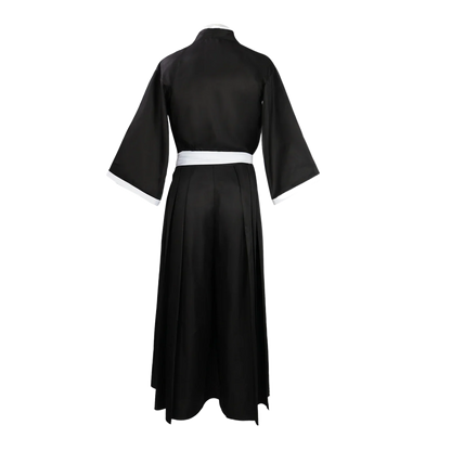 Bleach Kuchiki Rukia Cosplay Costume – Kimono Uniform Set | Unisex Anime Soul Society Outfit (Halloween / Party / Comic Con)