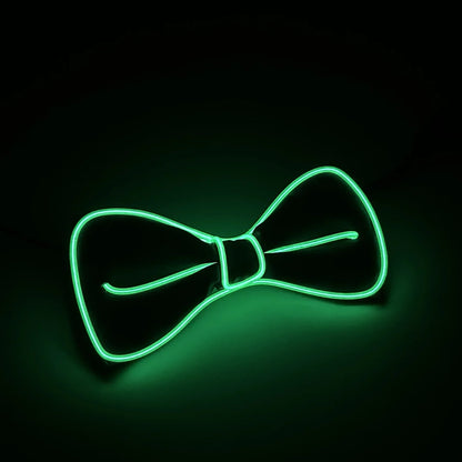Pajarita y Tirantes LED Luminosos – Accesorios Brillantes para Fiestas, Bodas, Festivales y Cumpleaños