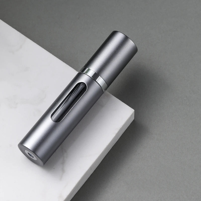 Frasco de Perfume Recargable de Vidrio de 8 ml – Mini Atomizador Portátil para Fragancias, Aceites Esenciales, Cosméticos, Viajes y Contenedores de Almacenamiento de Belleza DIY