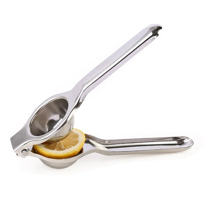 Stainless Steel Lemon Squeezer – Manual Citrus Fruit Juicer Press for Lemon, Lime & Orange Kitchen Use