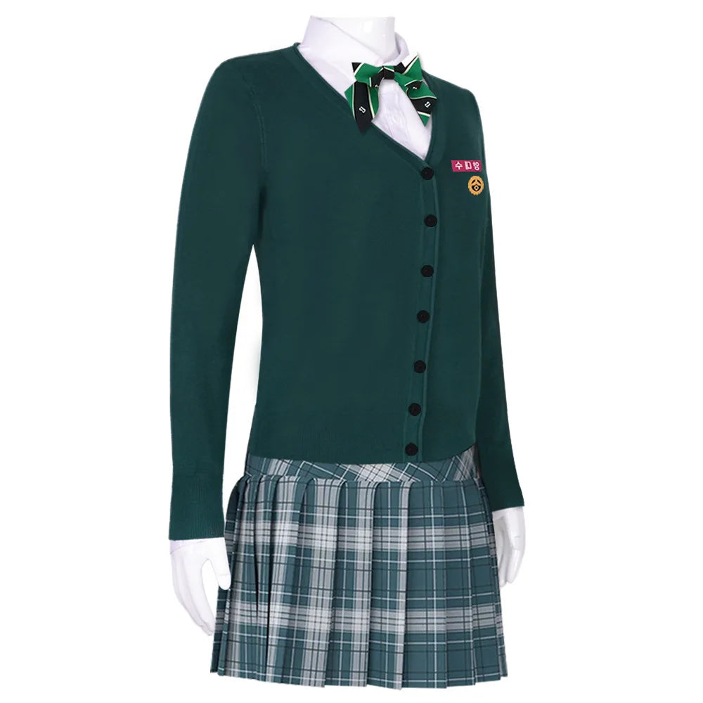 All of Us Are Dead JK School Uniform Cosplay – 지금 우리 학교는 Sweater School Outfit (Adult Halloween Costume)