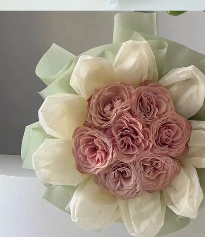 40 hojas de papel de envolver flores no tejido impermeable para ramos, arreglos florales y empaques de regalo