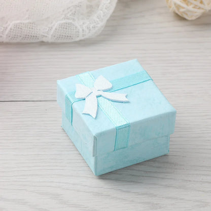 12PCS Fashion Jewelry Gift Boxes – Multi-Color Earring & Ring Packaging Boxes | Elegant Jewelry Holder for Gifts, Retail & Wholesale