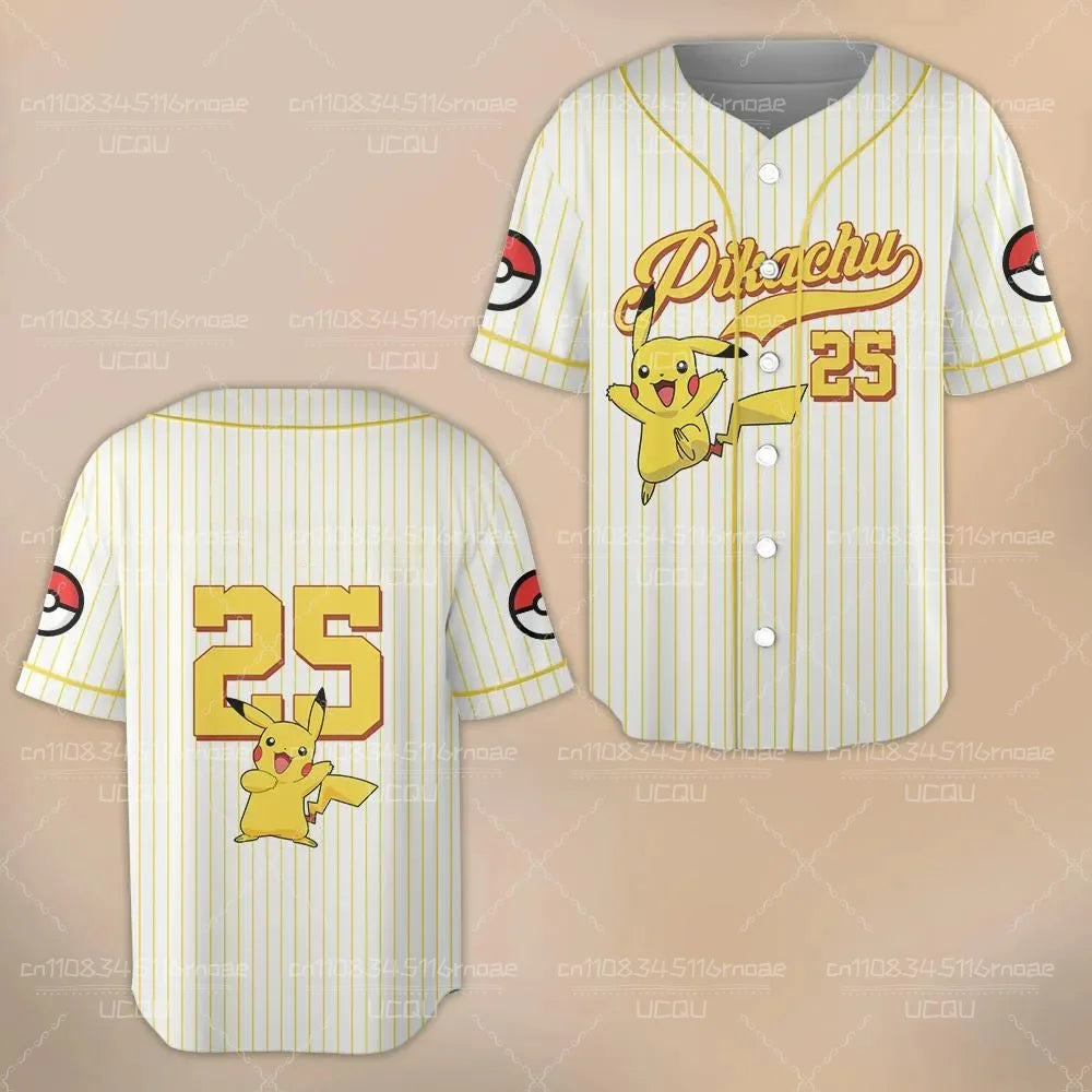 Veste de Baseball Unisexe Imprimée en 3D Style Anime Été 2026 | Mignonne Décontractée Respirante Streetwear