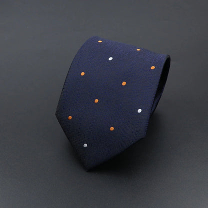 Corbata de hombre de fantasía con perro de dibujos animados, Paisley, rayas y lunares para negocios y bodas