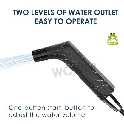 Pulverizador de bidé eléctrico portátil de 2.5L – Bidé de viaje recargable para higiene personal con boquilla Shataf de mano para camping, baño y limpieza sobre la marcha
