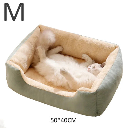 Cama para gatos, casita cómoda para mascotas, cesta suave y cojín para gatos y perros pequeños, cama cómoda para dormir gatitos, accesorios para mascotas