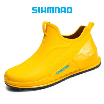 2025 Waterproof Outdoor Fishing Shoes – Lightweight Anti-Slip Rubber Sports Shoes for Hunting, Cycling & Outdoor Activities