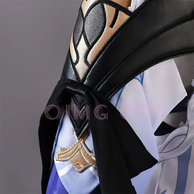 Genshin Impact Skirk Cosplay Costume & Wig – Adult Halloween Party Outfit