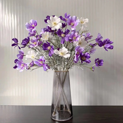 1 Gerbe de 60cm de Fleurs Artificielles Camomille Marguerite – Fausse Fleur en Soie Blanche pour Décoration de Mariage, Décoration de Table, Arrangements de Fête & Bouquets DIY