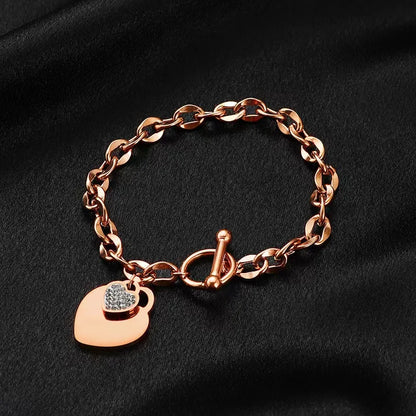 Pulsera de acero inoxidable 316L con dijes de estrellas de mar, luna y estrellas doradas – Cadena de muñeca moderna para mujer, regalo de joyería para fiestas