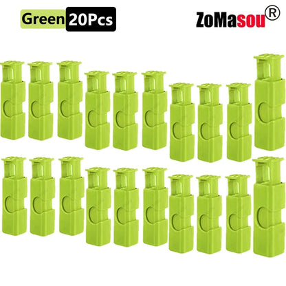 1/50PCS Reusable Food Sealing Clips – Spring Clamp Bag Clips for Bread, Snacks & Wrap Bags, Fresh-Keeping Kitchen Storage Organizer