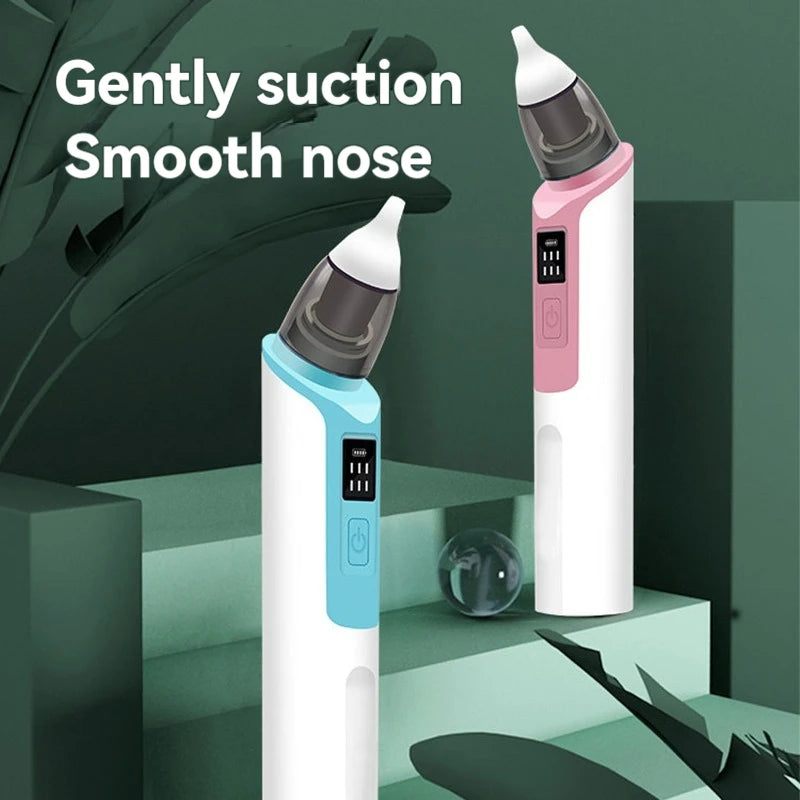 Aspirateur nasal électrique rechargeable pour bébé 2026 – Nettoyeur de nez doux pour nouveau-né avec aspiration réglable pour soulager la congestion infantile