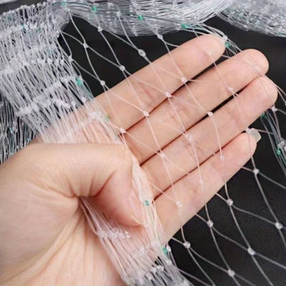 Filet de protection robuste en nylon pour oiseaux – Maille de protection pour le jardin pour les poulaillers, les enclos à volailles, les barrières anti-écureuils, les arbres fruitiers et la protection des plantes extérieures.