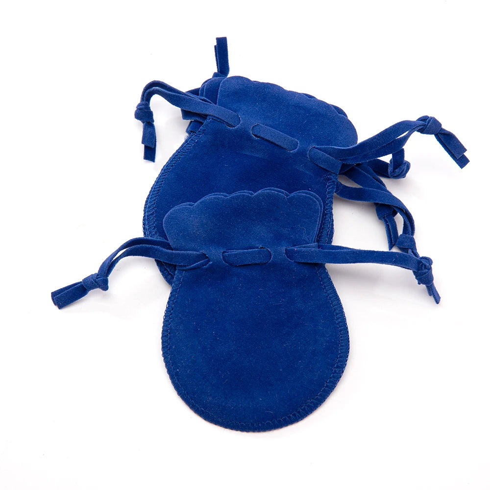 10PCS Velvet Drawstring Jewelry Pouches for Rings, Earrings, Gifts, Candy & Retail Packaging