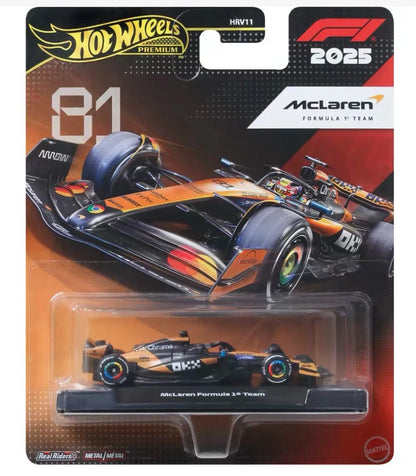 Hot Wheels Premium Gold Label HRV11 F1 – 1:64 Scale Formula Racing Diecast Model Car with Team Livery, Collectible Vehicle & Gift