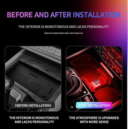 Universal USB LED Car Interior Ambient Light – Plug & Play Mood Lamp for Reading & Interior Décor