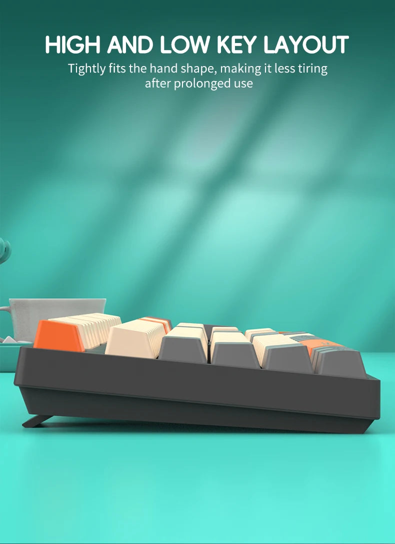 Combinación de teclado y ratón inalámbricos para juegos Shipadoo - Teclado y ratón recargables de 2.4GHz para PC, portátil y oficina