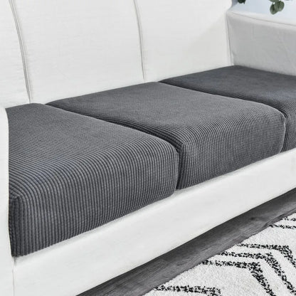 Polar Fleece Sofa Seat Cushion Cover – Stretch Furniture Protector for Pets, Kids & Living Room