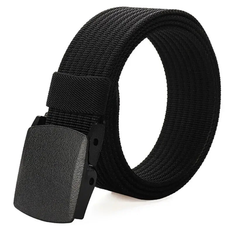 1.5-Inch Tactical Nylon Belt for Men Adjustable Metal-Free Lightweight EDC Belt