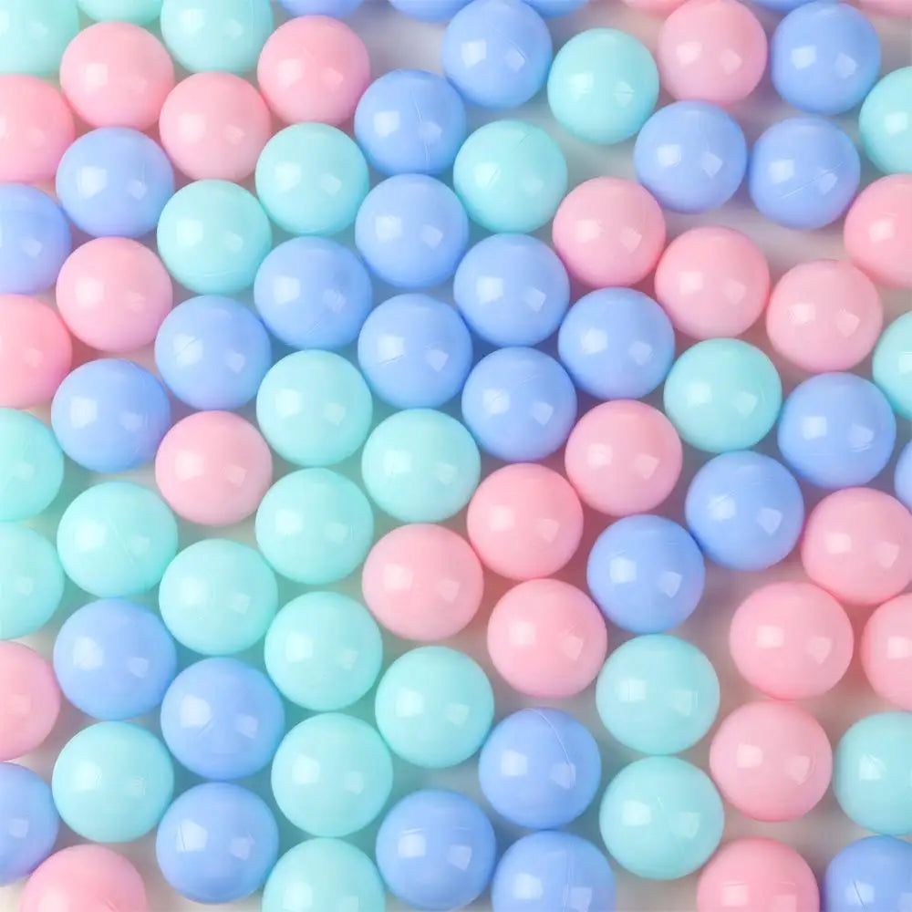 100Pcs Soft Colorful Water Pool Ocean Wave Balls – Outdoor Sports Inflatable Stress Relief Air Balls for Kids, Eco-Friendly Funny Toy Set