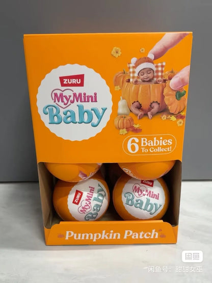 ZURU My Mini Baby Citrouille Surprise – Poupée réaliste DIY à collectionner, Cadeau mystère pour enfants et collectionneurs de poupées