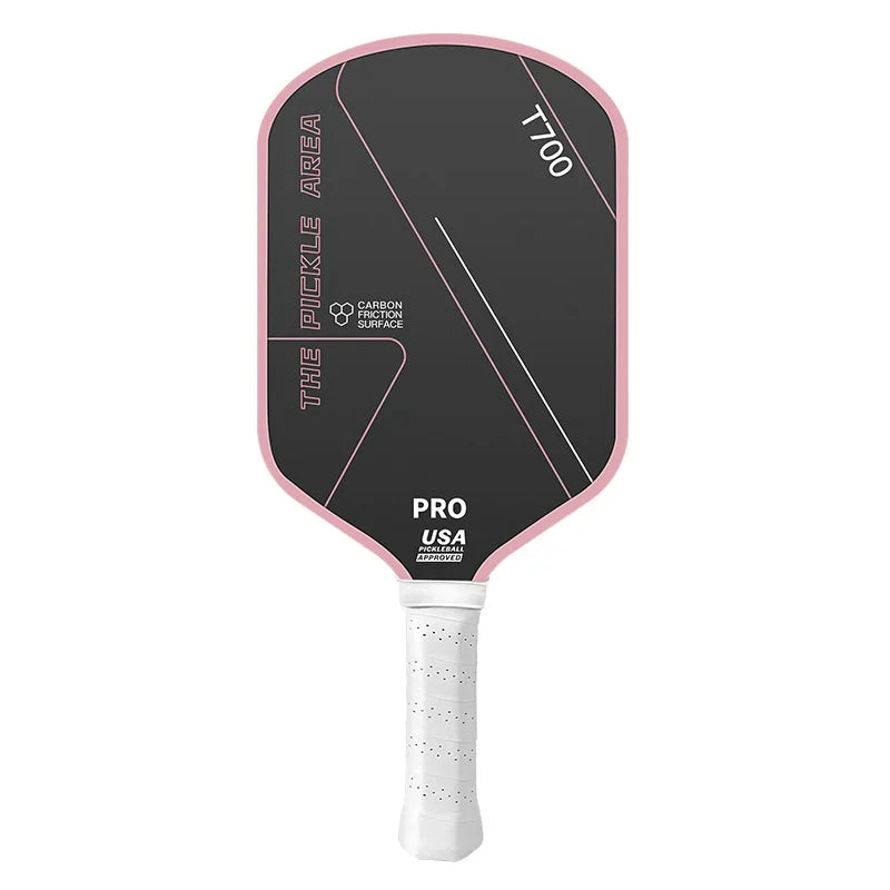 T700 Carbon Fiber Pickleball Paddle – USAPA Approved Frosted Surface Racket for Outdoor Competition (1 or 2 Pack)