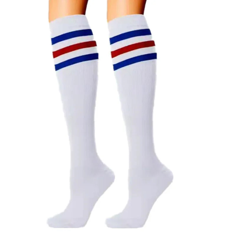 30mmHg Compression Socks for Men & Women – Knee High Support Stockings for Sports, Edema, Varicose Veins & Daily Wear