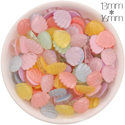 30/300pcs Mini Breloques en Résine Bonbon Fleur Amour – Mignons Accessoires de Bricolage pour Nail Art, Barrettes à Cheveux, Scrapbooking, Bijoux Faits Main et Projets Créatifs pour Enfants