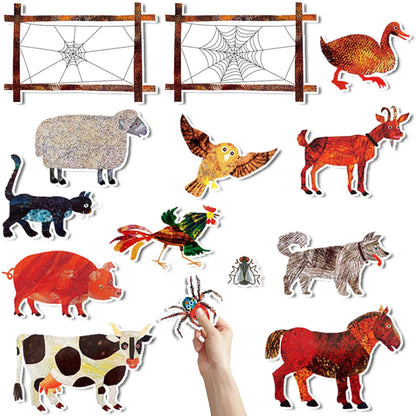 Busy Spider Felt Story Set – Interactive Reading Game & Early Learning Educational Toy for Preschool Kids