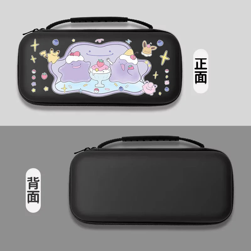 Coque de protection Pokémon Switch 2 – Étui rigide mat motif Métamorph avec prise en main souple pour console de jeu compatible avec la station d'accueil