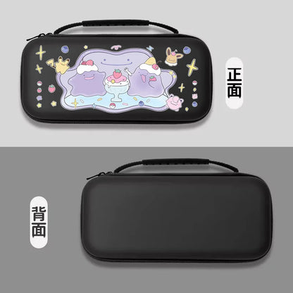 Coque de protection Pokémon Switch 2 – Étui rigide mat motif Métamorph avec prise en main souple pour console de jeu compatible avec la station d'accueil