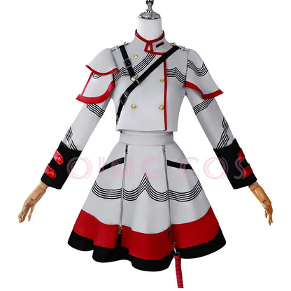 Kasane Teto Cosplay Costume | Adult Carnival Uniform Anime Outfit | Halloween Party & Masquerade Game Costume for Women