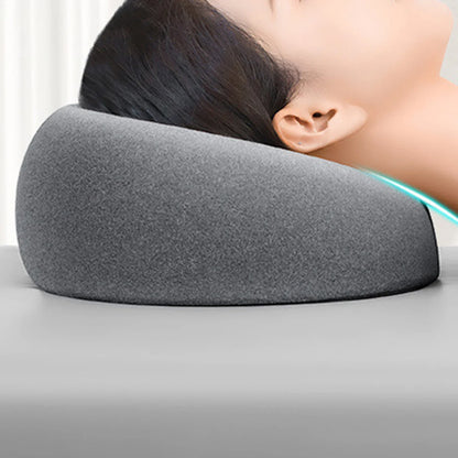 Almohada boca abajo – Almohada de siesta de espuma viscoelástica para escritorio, cojín ergonómico para dormir boca abajo, reposacabezas cómodo para el descanso en la oficina, mesa de masaje, salón de belleza y relajación en el hogar