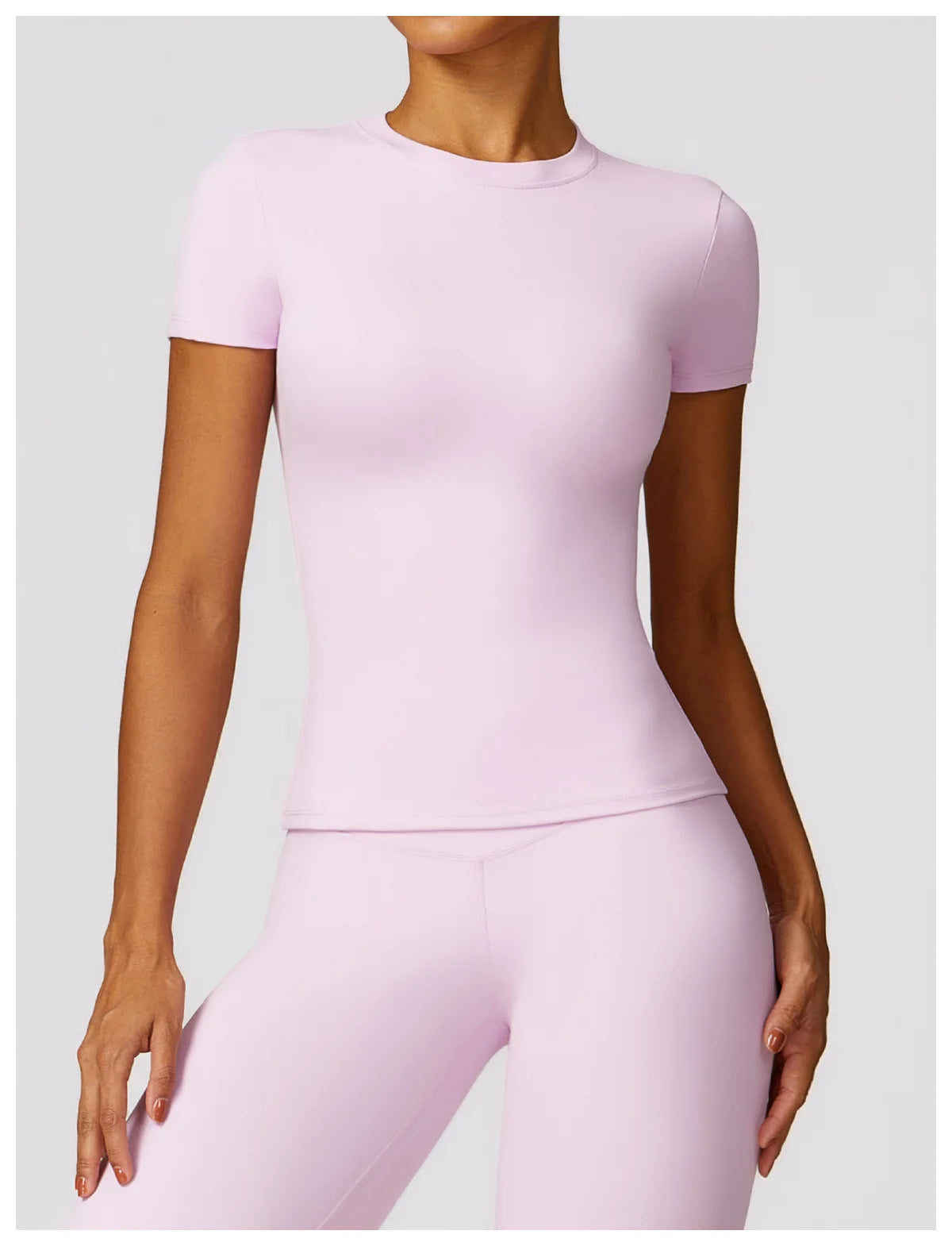 Camiseta de running NCLAGEN para mujer – Top deportivo transpirable de manga corta para gimnasio, yoga, fitness, entrenamiento y ropa deportiva