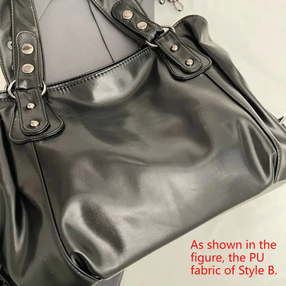 Women’s PU Leather Shoulder Bag – 2026 Fashion Handbag with Soft Interior Compartment, Contrast Color Design, Zipper Closure, Stylish Everyday Purse for Work, Travel & Casual Use
