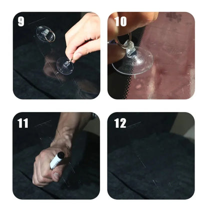 Kit de reparación de grietas para parabrisas – Resina reparadora de chips y grietas de cristales para parabrisas, pantallas y mantenimiento de cristales de automóviles
