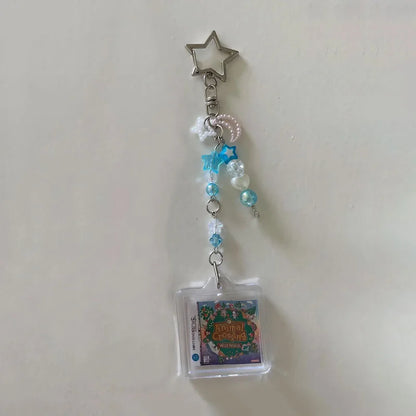 Handmade Animal Crossing Beaded Keychain – Cute Game Character Bag & Key Accessory