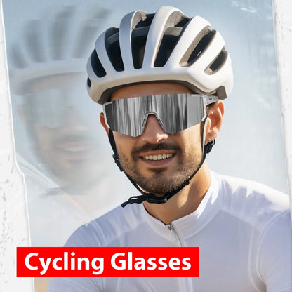 SCVCN Cycling Sunglasses – UV400 Sports Eyewear for Men & Women, Road Bike & Outdoor Glasses for Driving, Mountain Climbing & Cycling