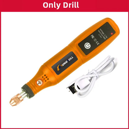Mini Rotary Tool USB Engraver – Rechargeable Cordless Grinder Drill for DIY Carving, Polishing & Crafts