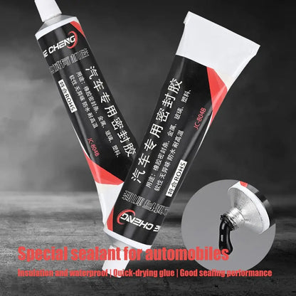 Sellador de parabrisas automotriz de 100 ml – Adhesivo universal impermeable para reparación de ventanas de vidrio, sellado resistente a la intemperie y protección contra fugas