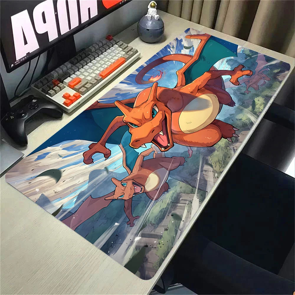 Pokémon XXL Gaming Mouse Pad – 900×400 Extended Anime Desk Mat (Pikachu Cartoon Playmat)