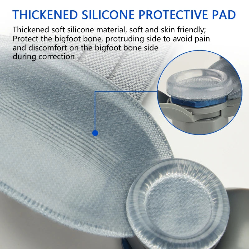 Adjustable Bunion Corrector Splint – Unisex Big Toe Separator Support Brace for Foot Alignment & Comfort